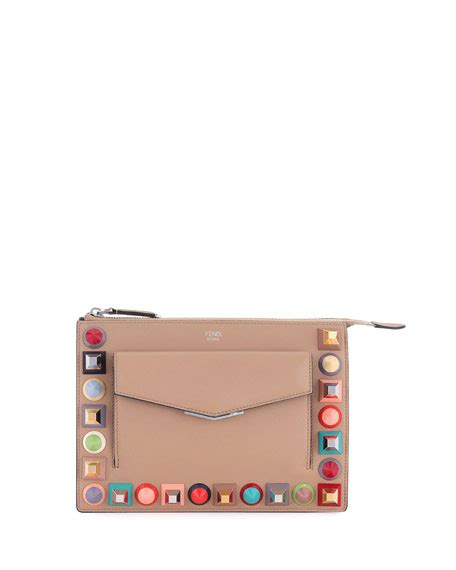 fendi mini studded crossbody pouch|Fendi Studded Leather Mini Crossbody Pouch .